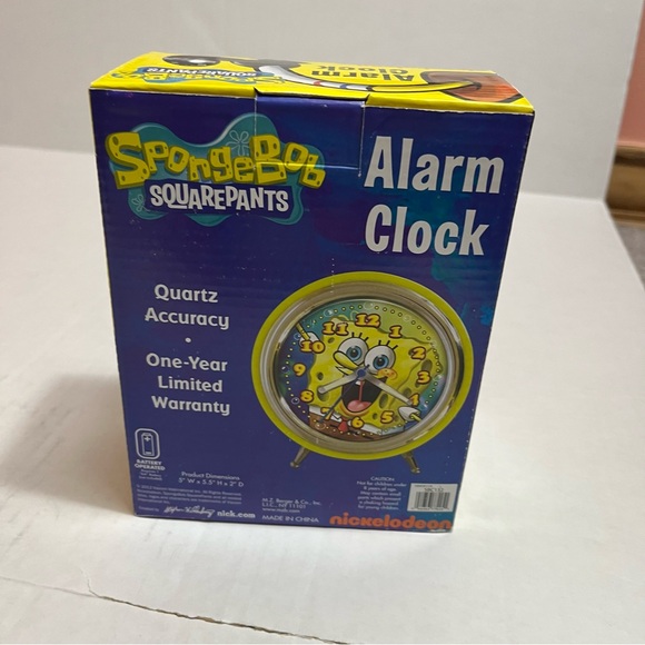 2012 Nickelodeon SpongeBob Squarepants Alarm Clock - Picture 4 of 8